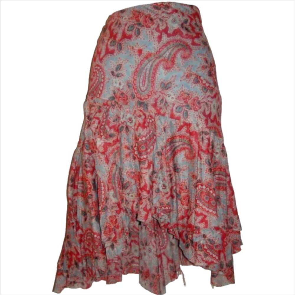 Ralph Lauren Shelter Island Paisley Skirt - Picture 3 of 6